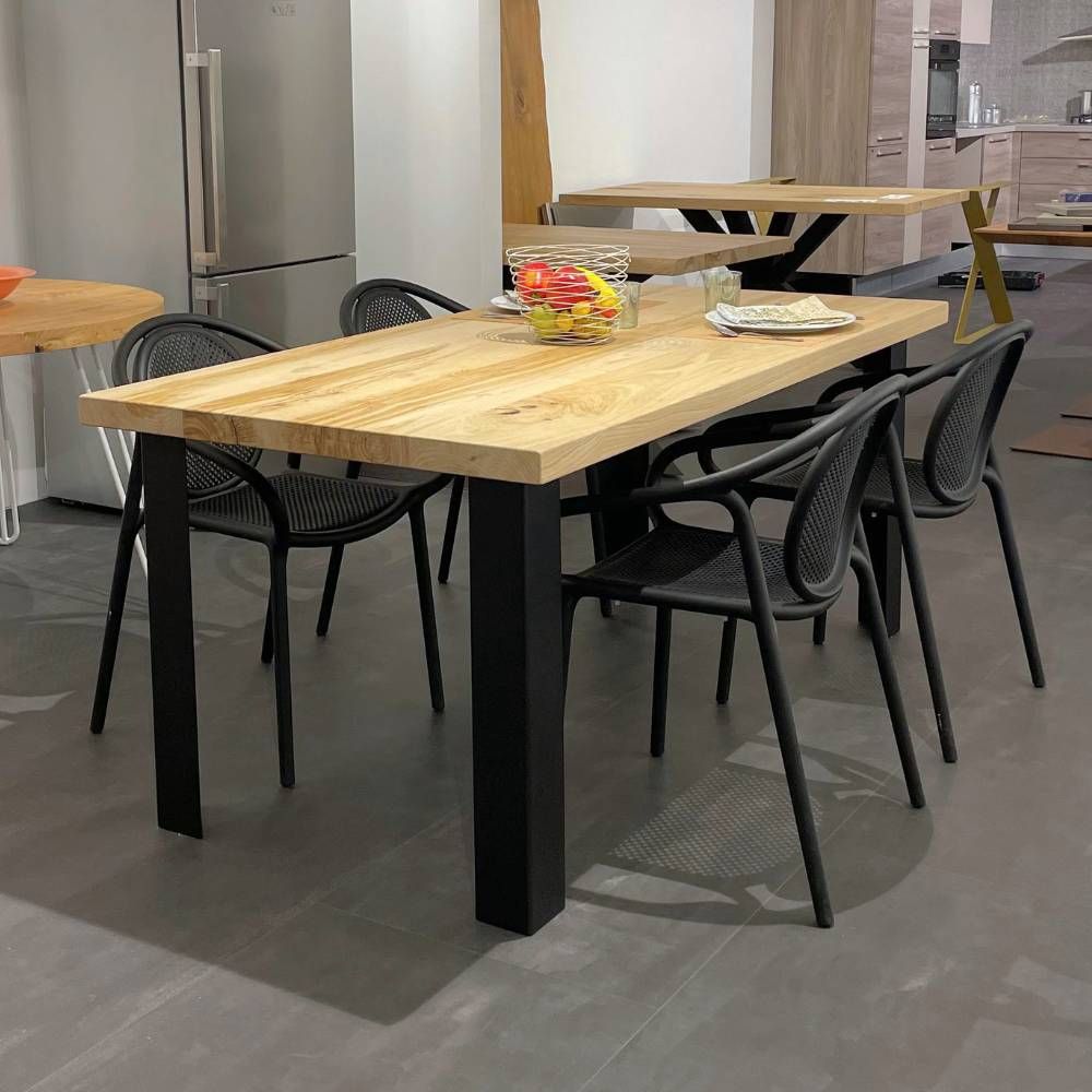 Tavolo da cucina 160x90 cm con gamba a stella centrale - Offerta online